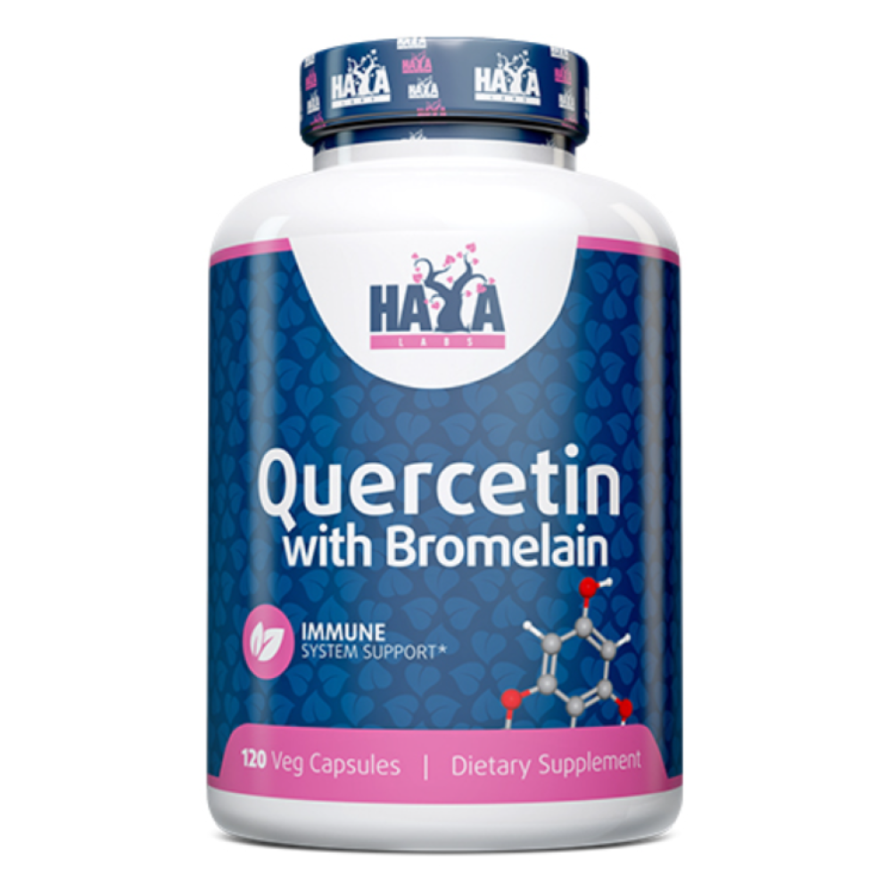 Quercetin with Bromelain - 120 веган капс купить Киев и Украина